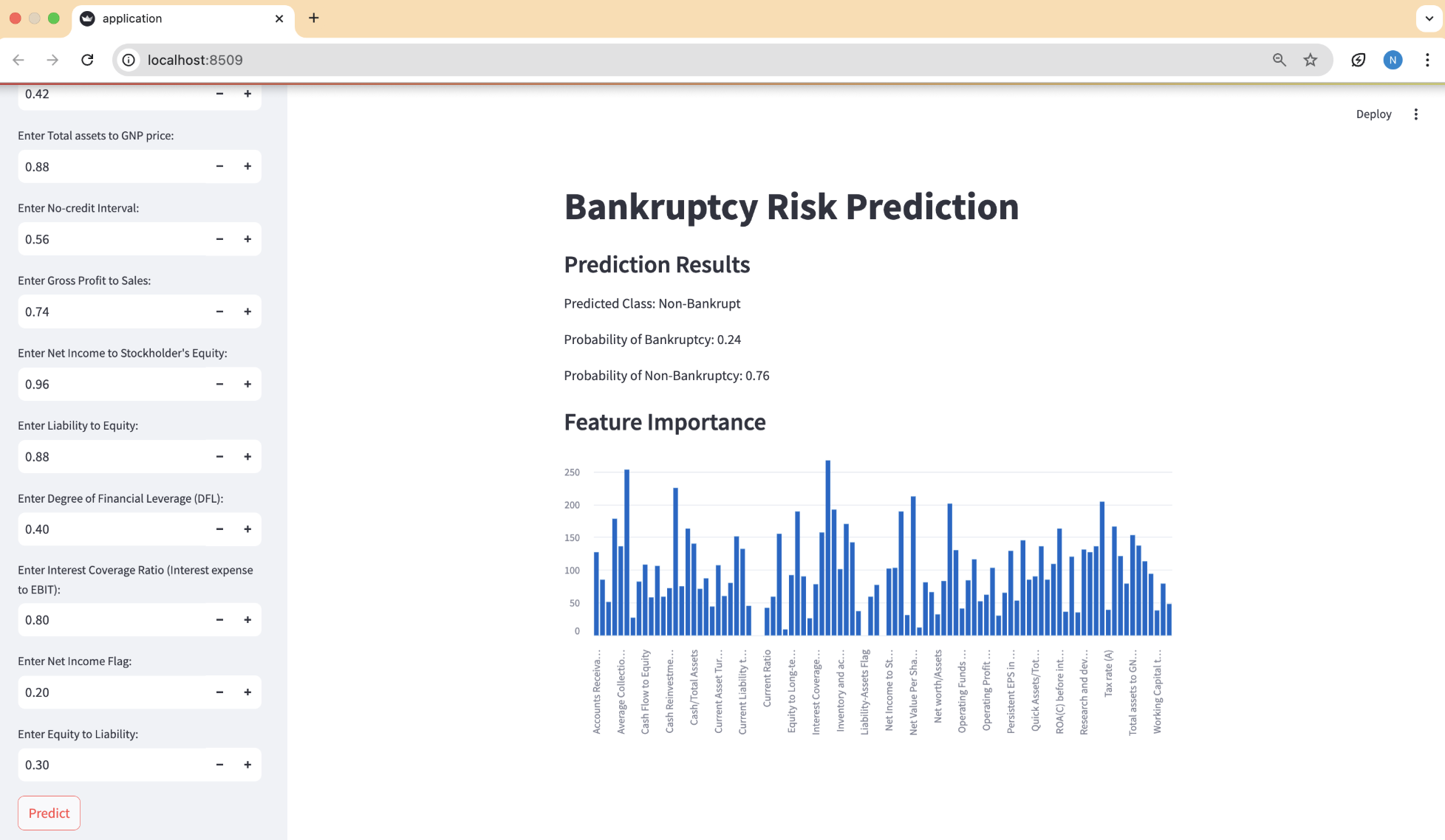 FutureProof dashboard screenshot